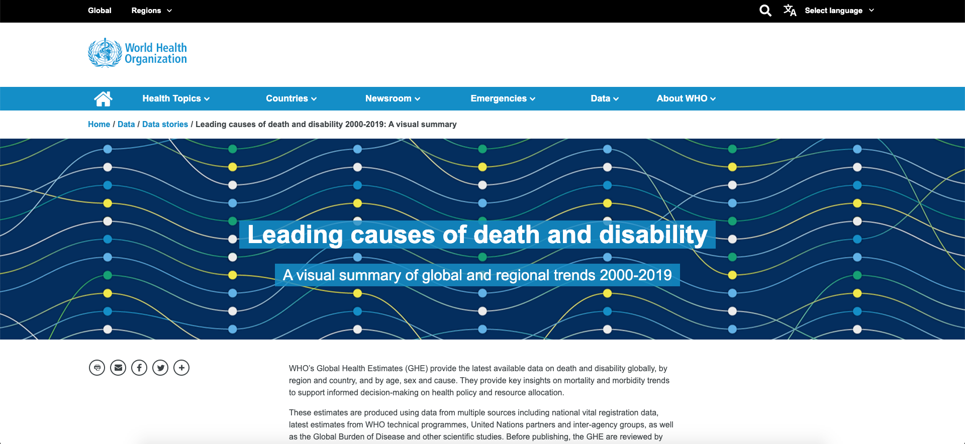 Leading causes of death and disability 2000-2019_ A visual summary (WHO)