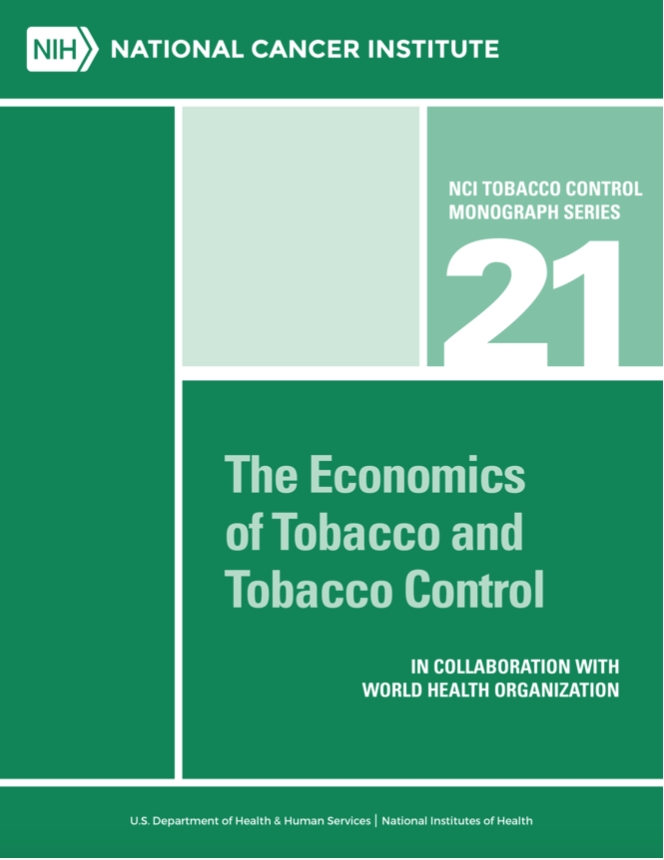 The Economics of Tobacco and Tobacco Control NIH 2016